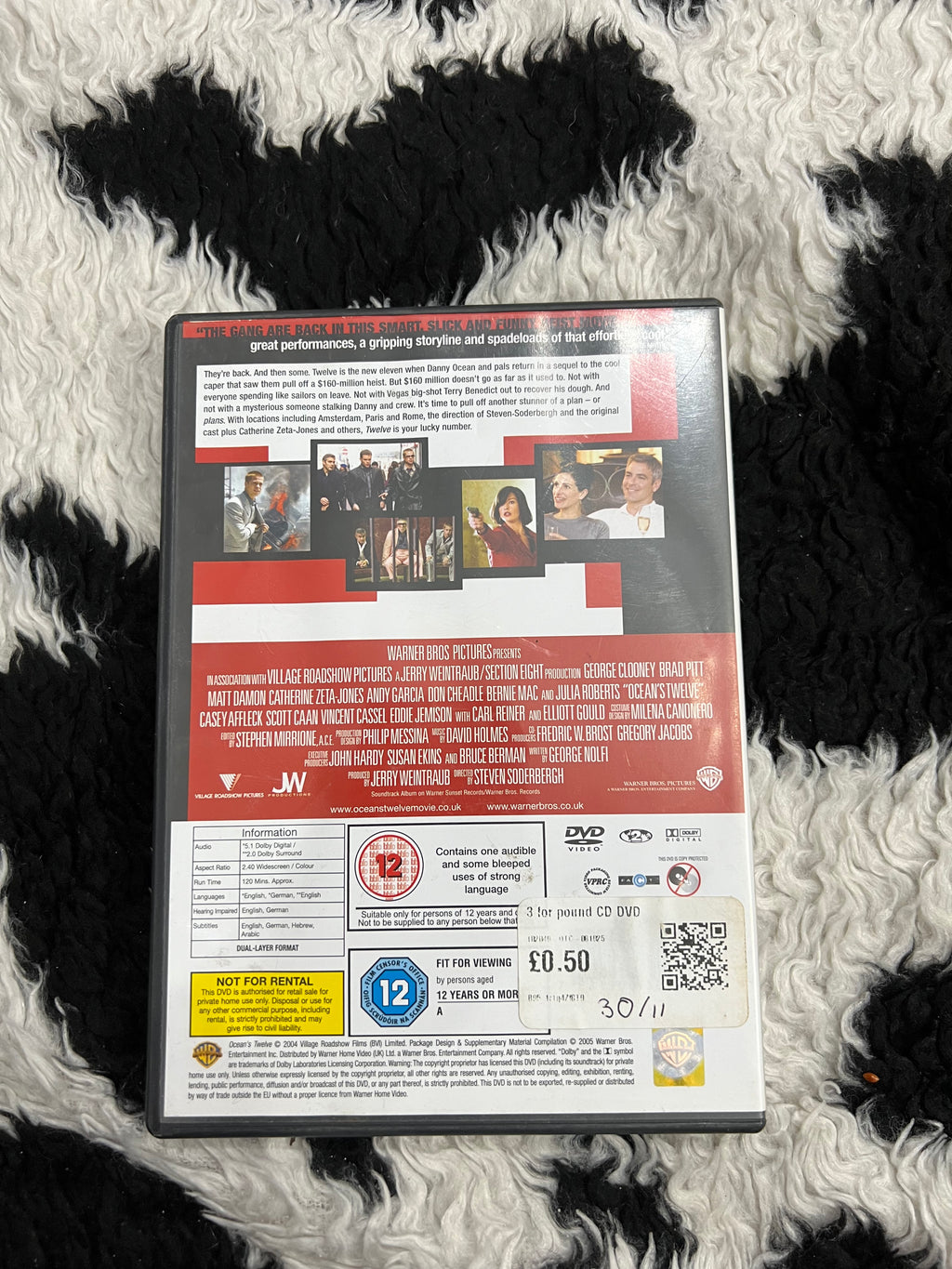 Ocean's Twelve DVD
