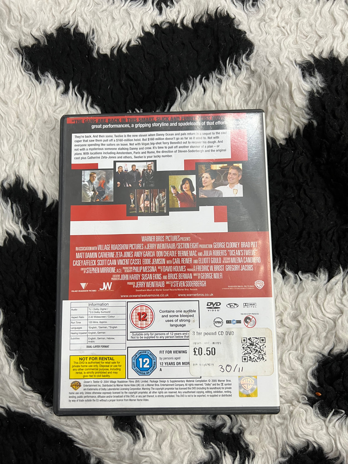Ocean's Twelve DVD