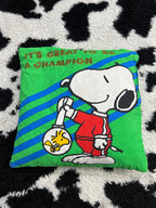 Snoopy "It's Great to be a Champion" Pillow Cushion