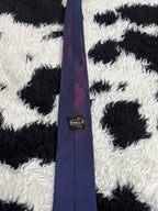 Folkspeare Blue & Purple Embroidered Narrow Tie