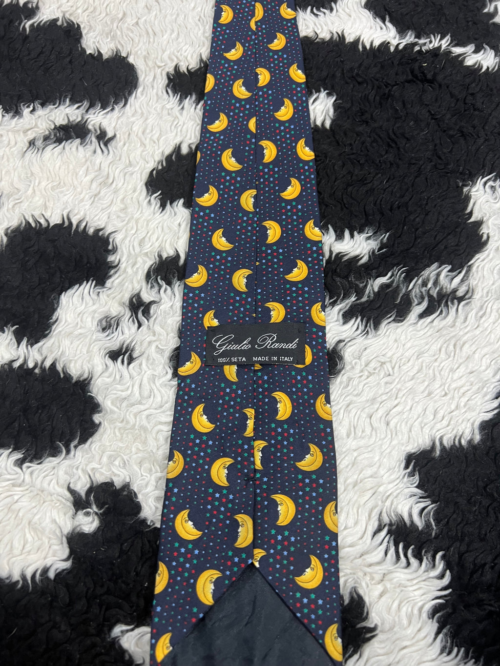 Moon Graphic Tie