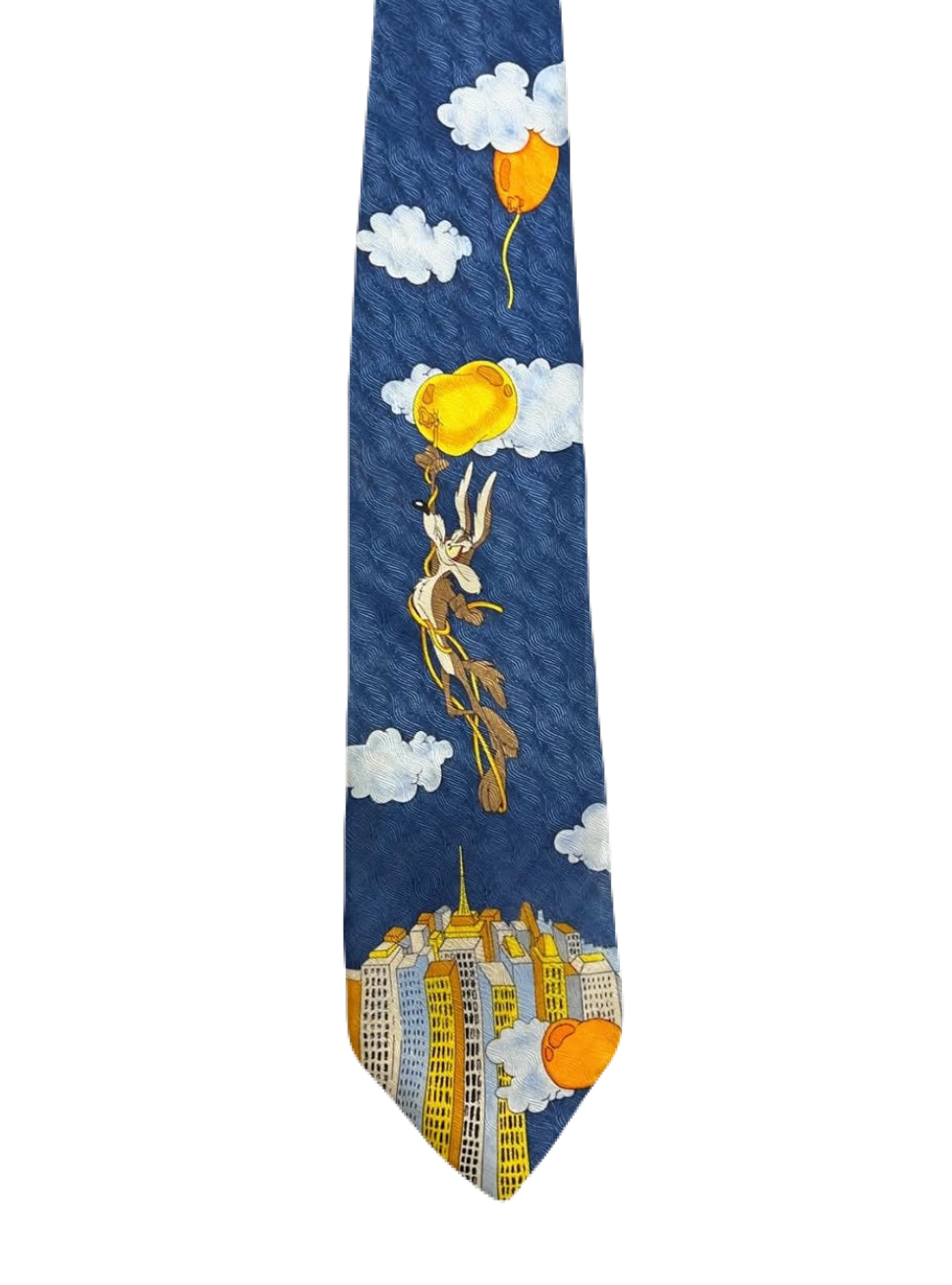 Vintage 1999 Looney Tunes Will E Coyote Tie