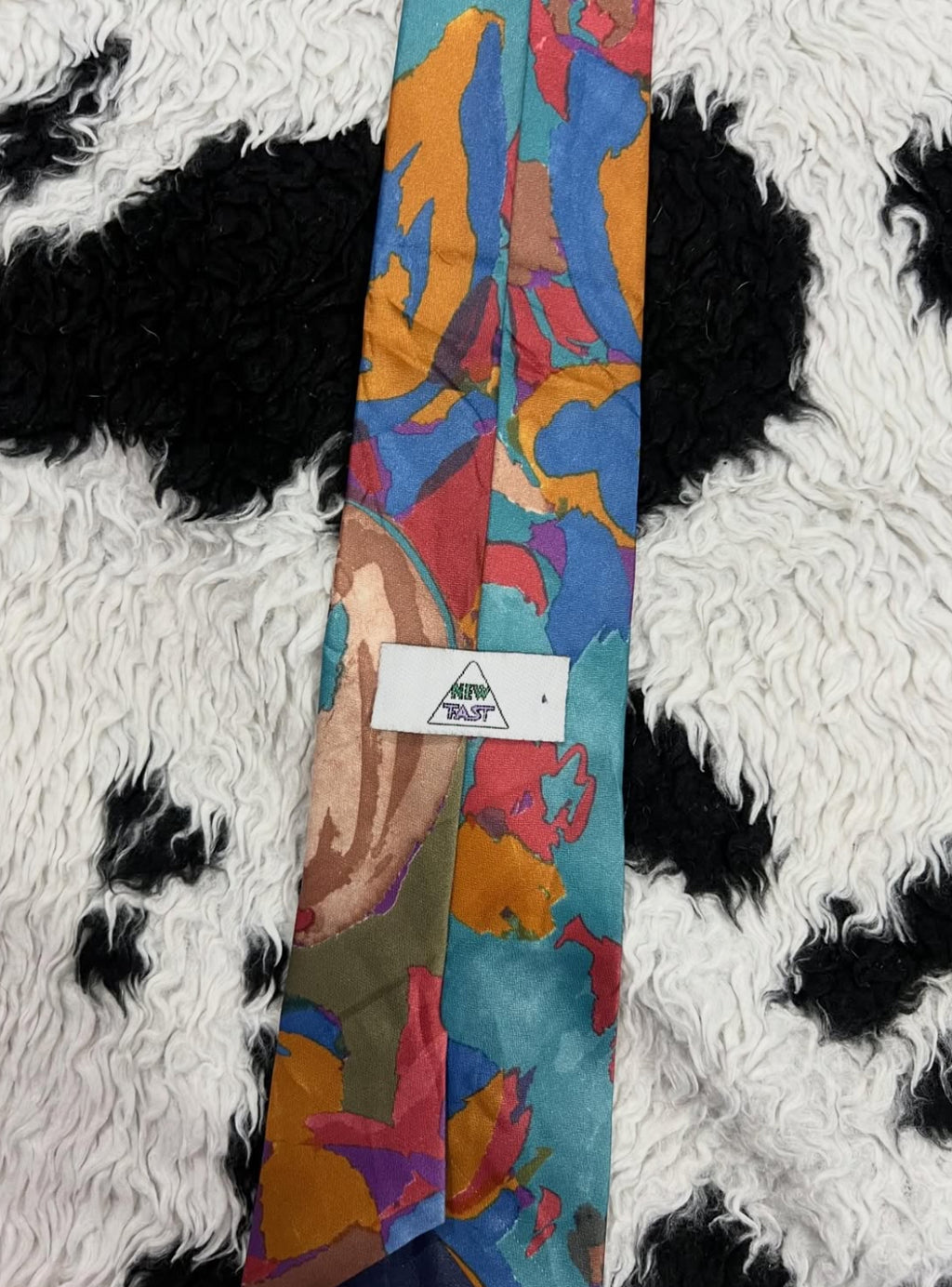 Abstract Art Paint Strokes Tie