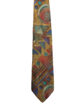 Geometric Embroidered Tie