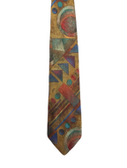 Geometric Embroidered Tie