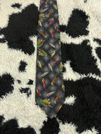 Fish Baits Graphic Tie