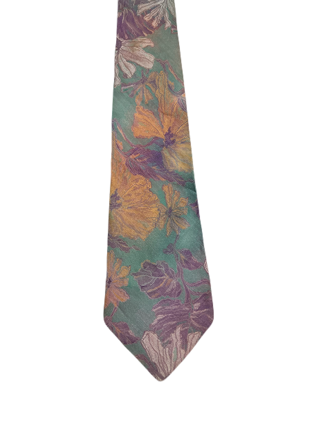 Classics Green & Orange Floral Tie
