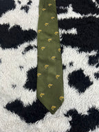 Trout Fish Embroidered Tie