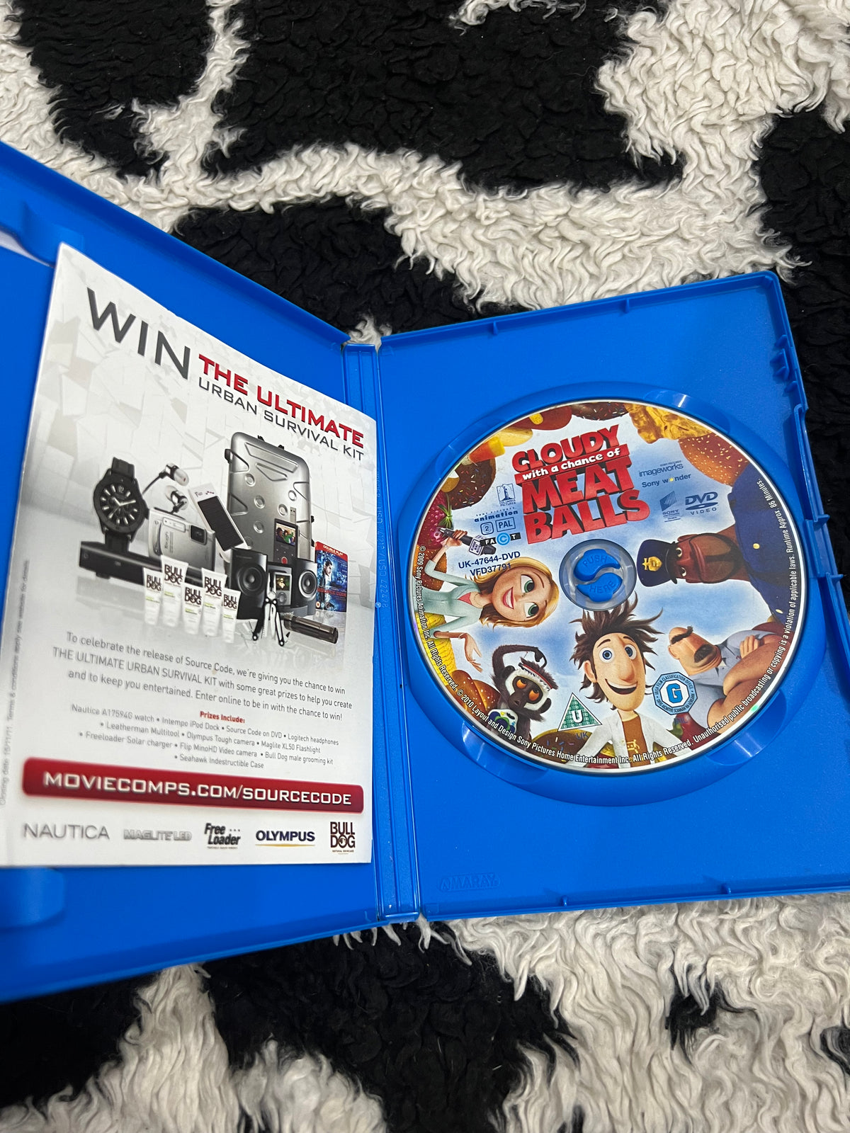 Cloudy with a Chance of Meatballs DVD