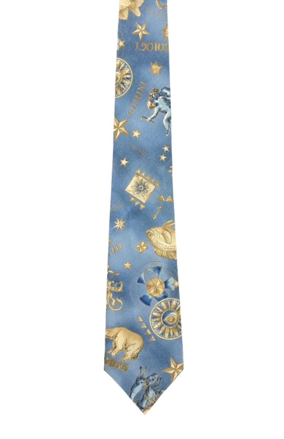 Zodiac Signs Narrow Tie