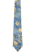 Zodiac Signs Narrow Tie