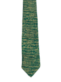Green Musical Sheet Tie