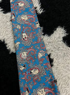 Vintage Disney Mickey Mouse & Friends Paisley Tie