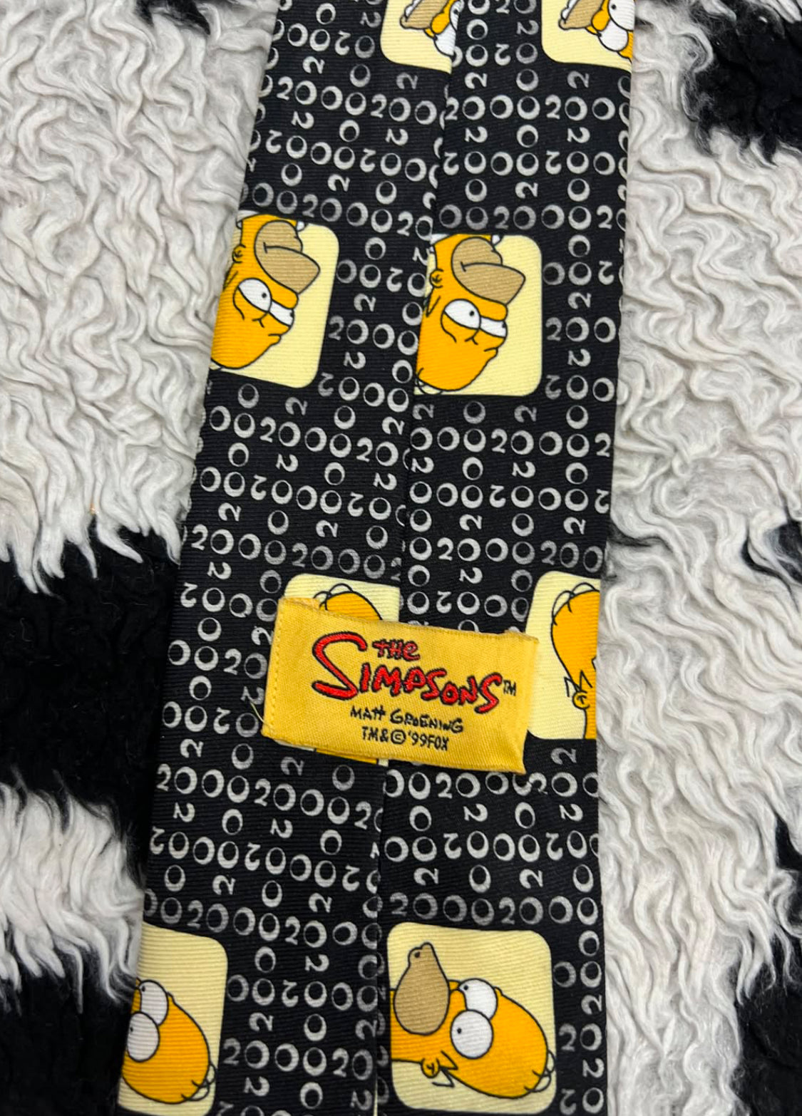 Vintage 1999 Homer Simpson Tie