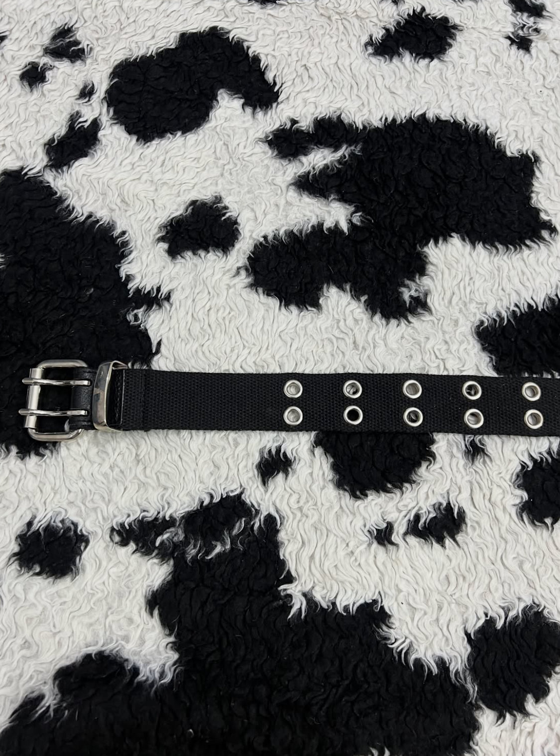 Double Hole Black Belt