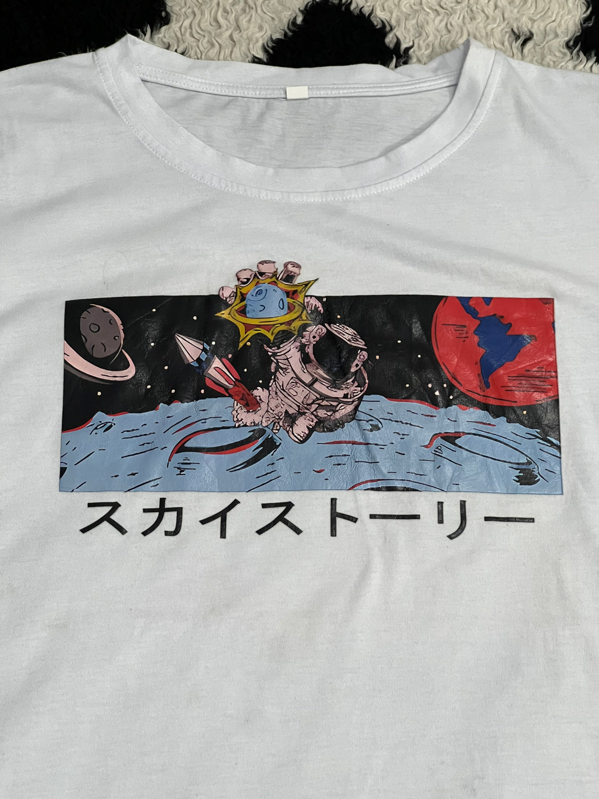 Japanese "Sky Story" Astronaut Tee (Extra Large)
