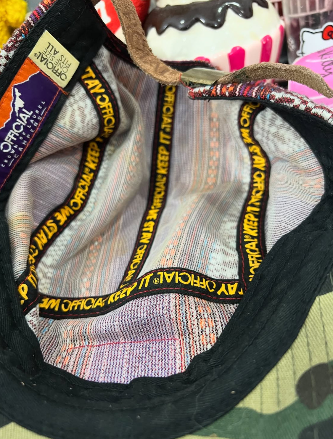 Keep it All Official Patterned Cap