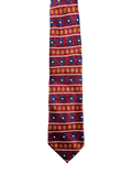 Charleston Red Floral Tie
