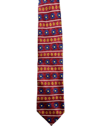 Charleston Red Floral Tie