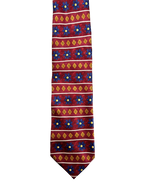 Charleston Red Floral Tie