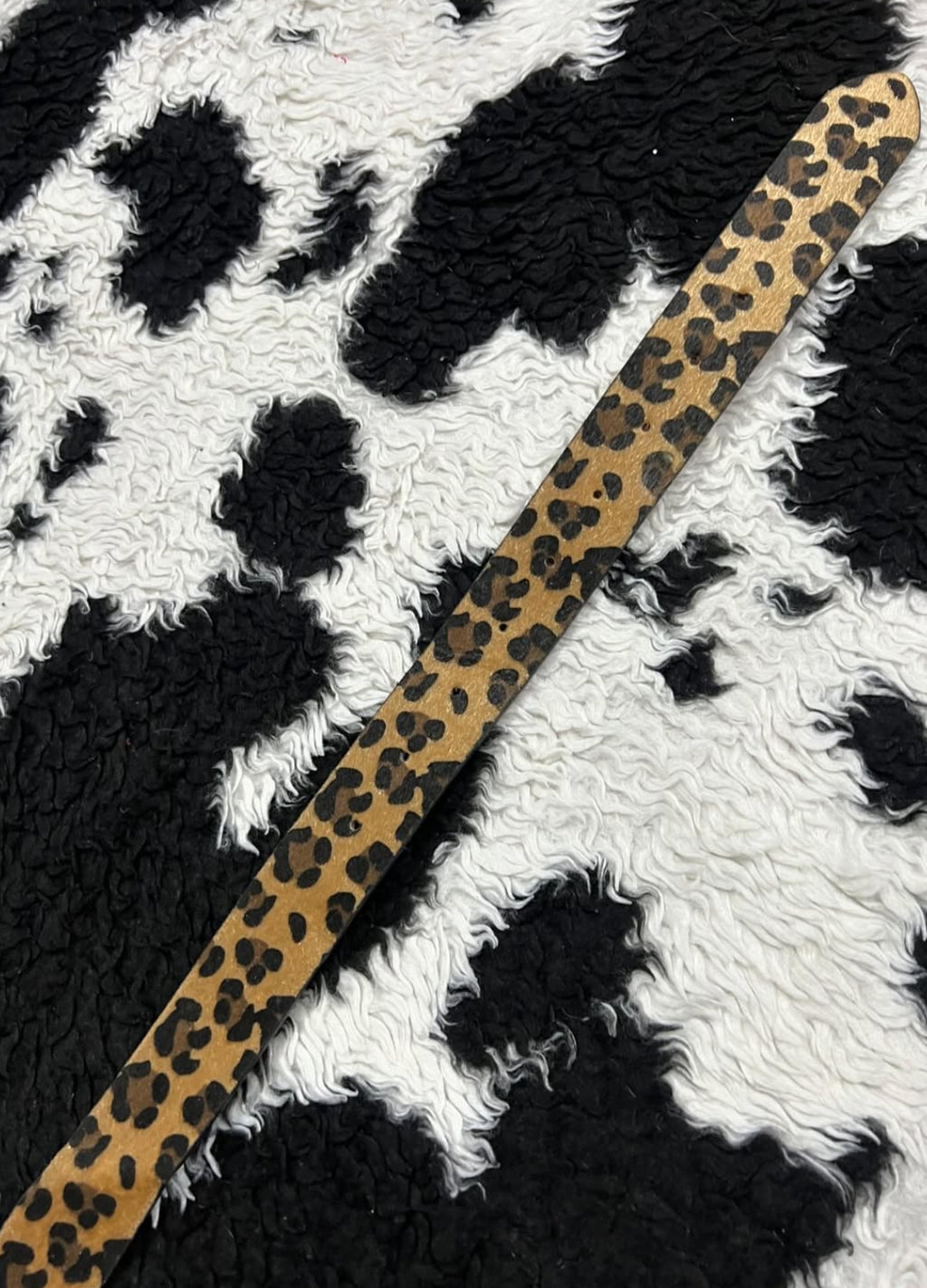 Cheetah Print Belt