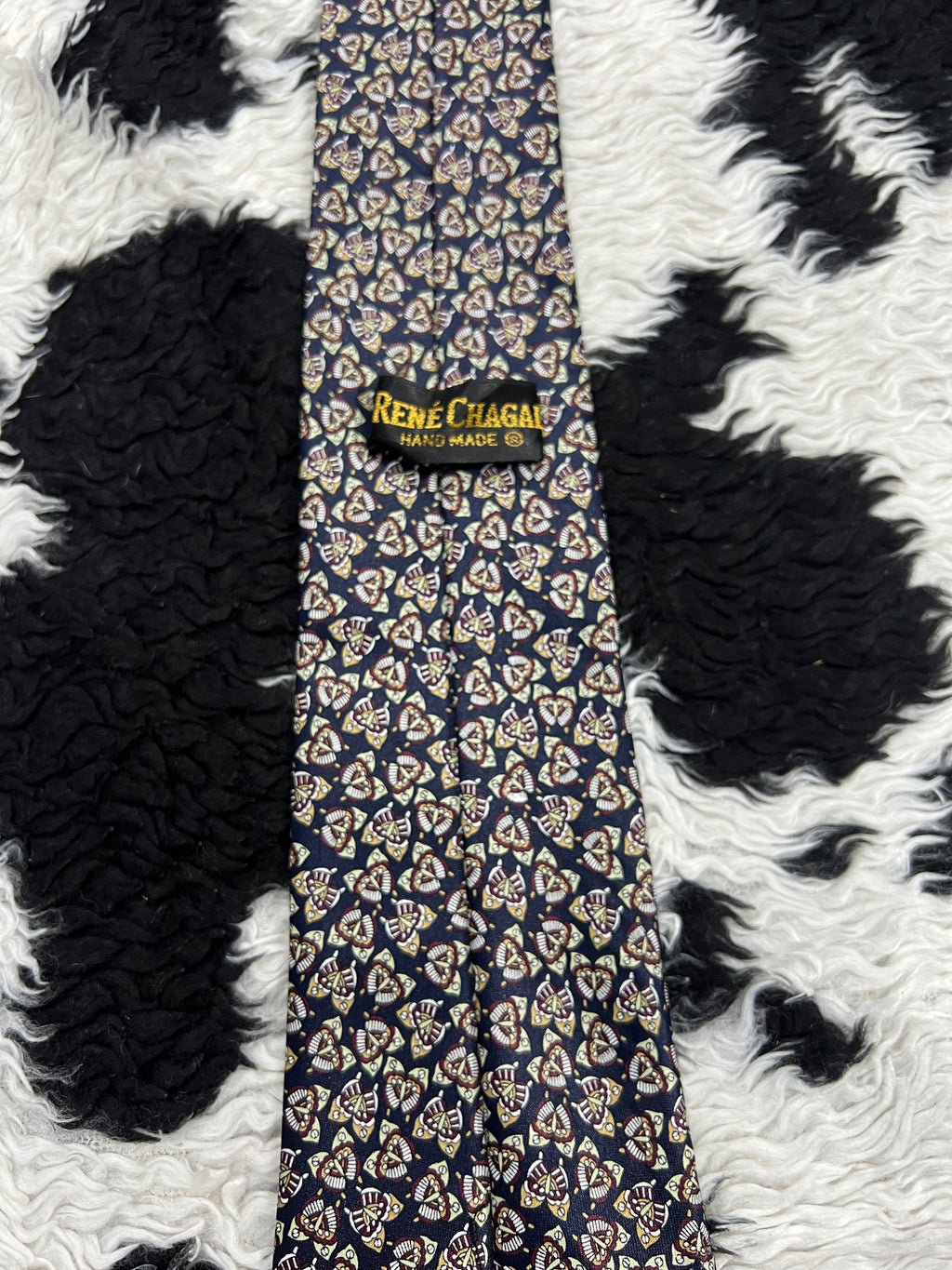 Vintage Rene Chagal Butterfly Tie