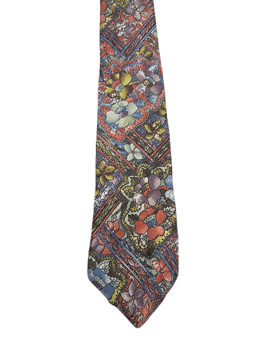 Silver's Floral Tie