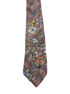 Silver's Floral Tie