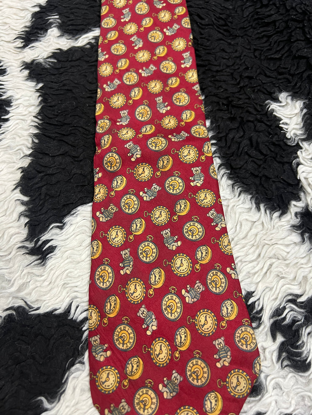 Teddys & Clocks Tie