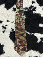 Debenhams Abstract Brown Embroidered Tie