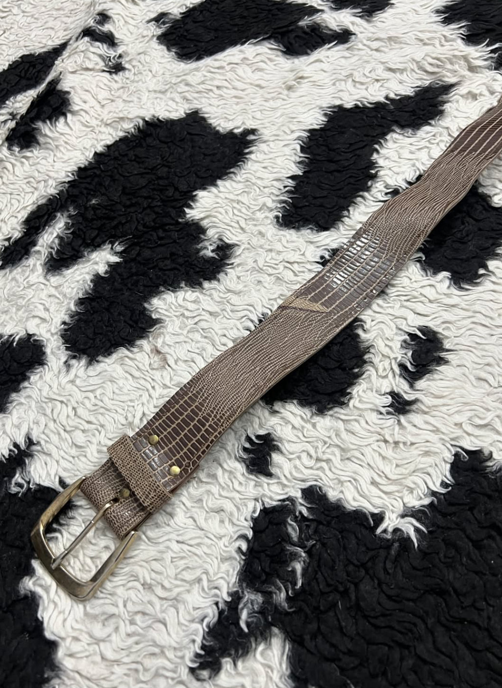 Carved Brown Belt