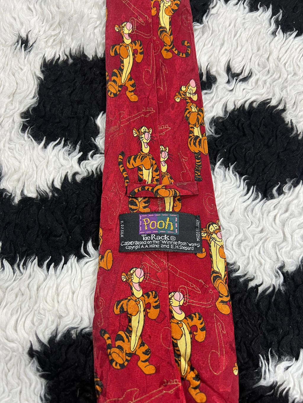 Dancing Tigger from Pooh Tie