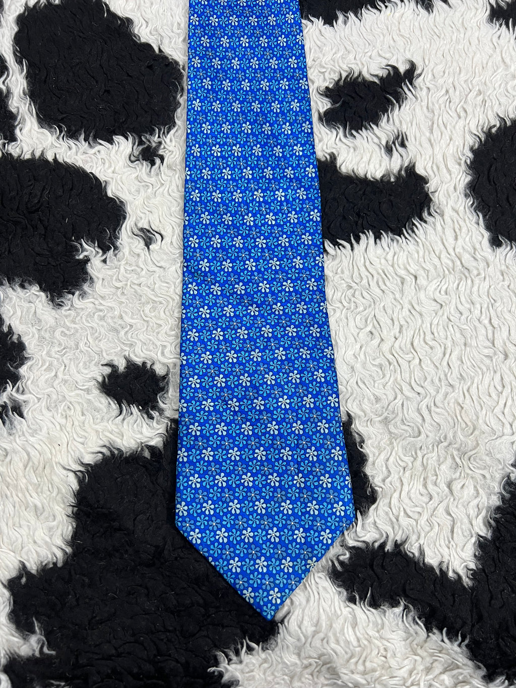 Blue Flowers Tie