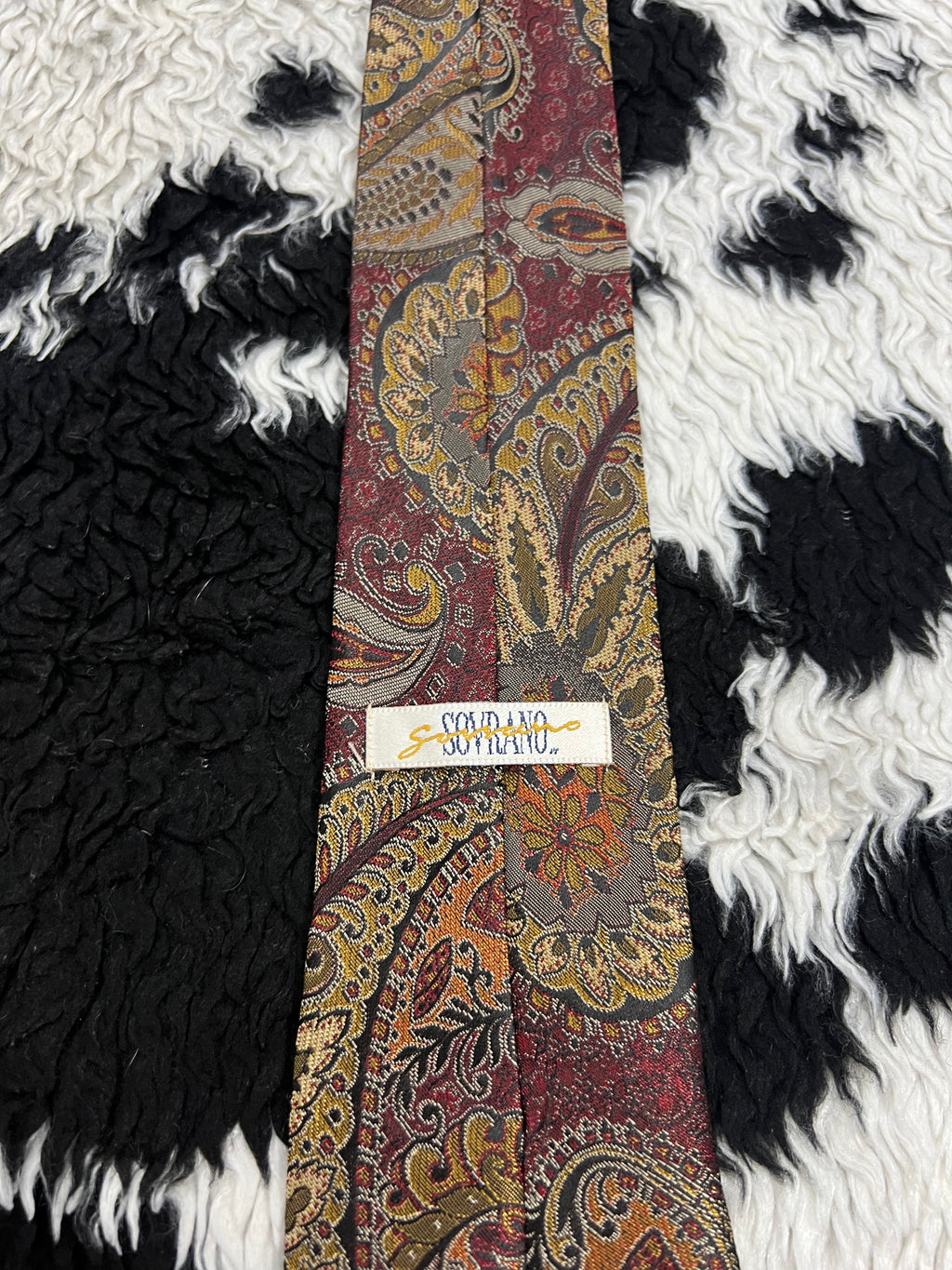 Sovrano Paisley Embroidered Tie