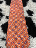 Andrew's Orange Embroidered Tie