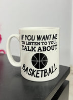 Talk About Basketball Mug