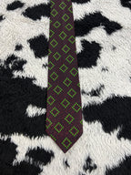 Keynote Plum & Green Embroidered Tie