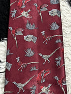 Pheasants & Dogs Embroidered Tie