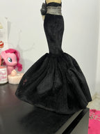 Black Dress Jewelry Mannequin