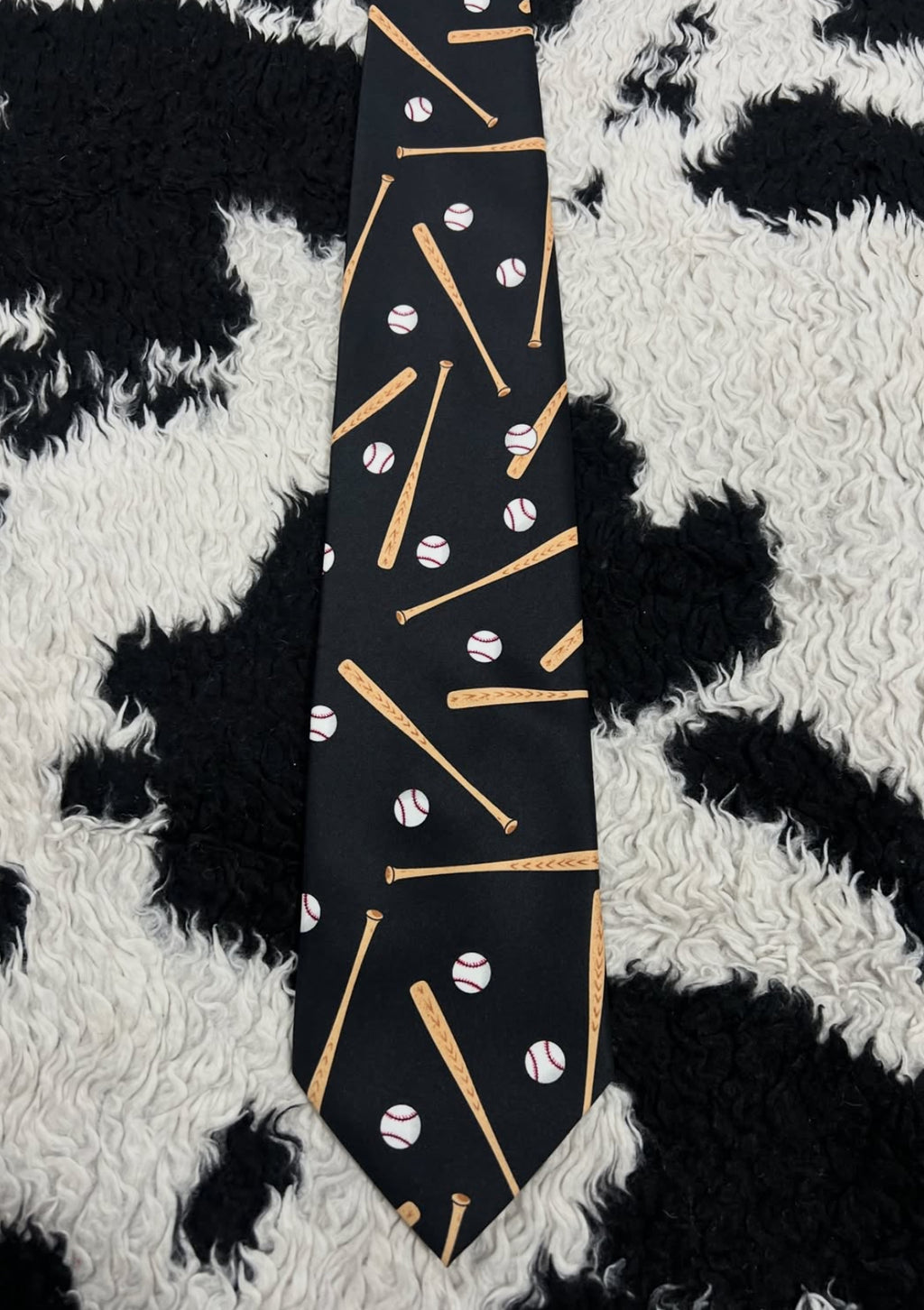 Baseball Graphic Tie