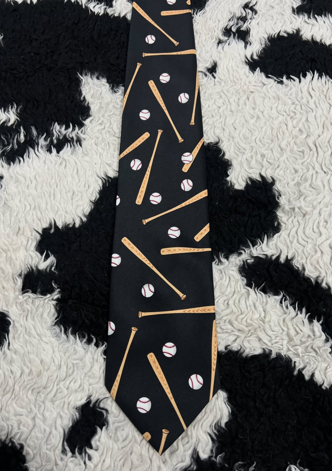 Baseball Graphic Tie