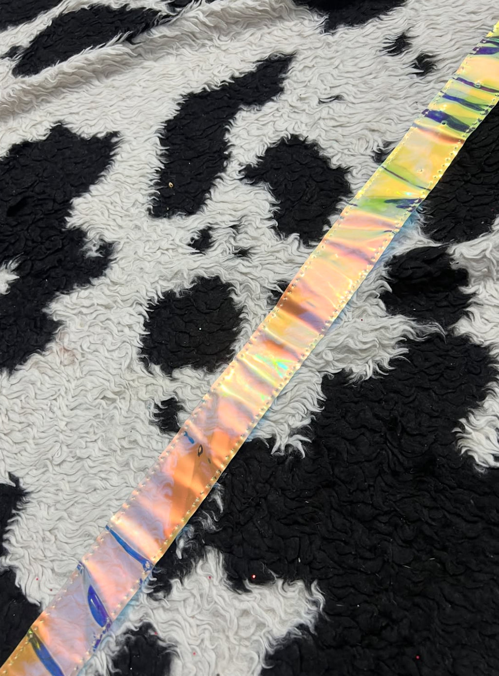Transparent Holographic Belt