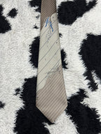 IMAGE Brown Formal Striped Tie
