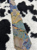 Folkespeare Leaves Abstract Tie