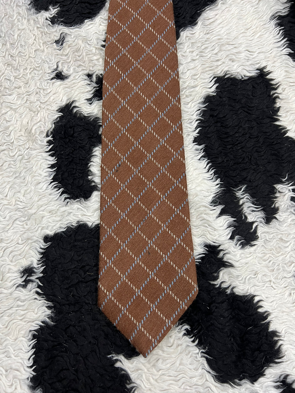 Posh Boy Brown Woolen Tie