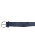 Plain Blue Genuine Leather Belt