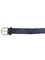 Plain Blue Genuine Leather Belt