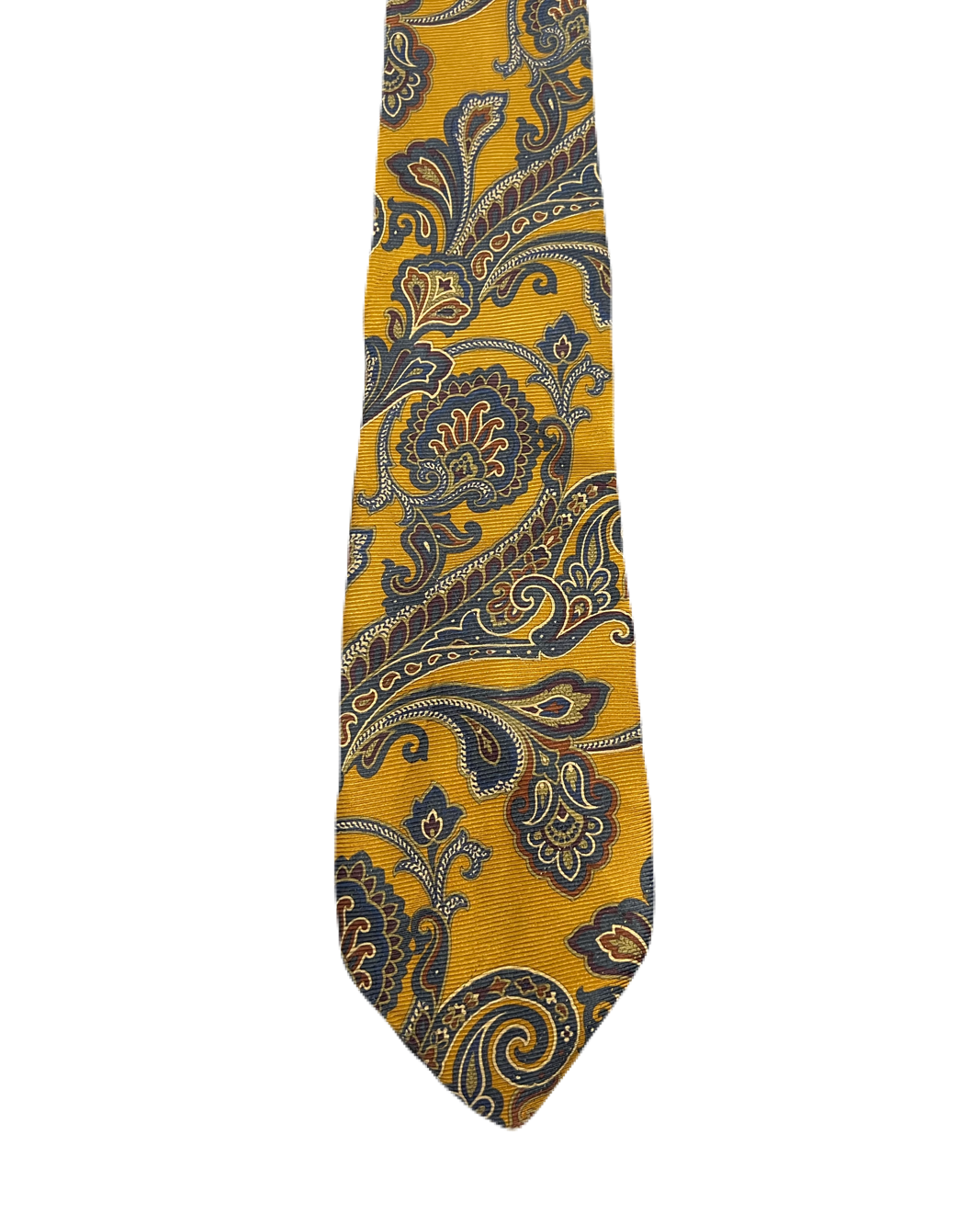 Corporate Mustard Embroidered Tie