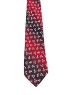 Sapphire Double-Shaded Red Tie