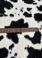 Studded Brown Belt
